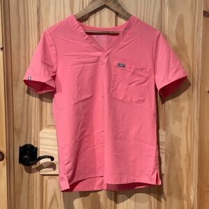 Woman Figs Scrub Top